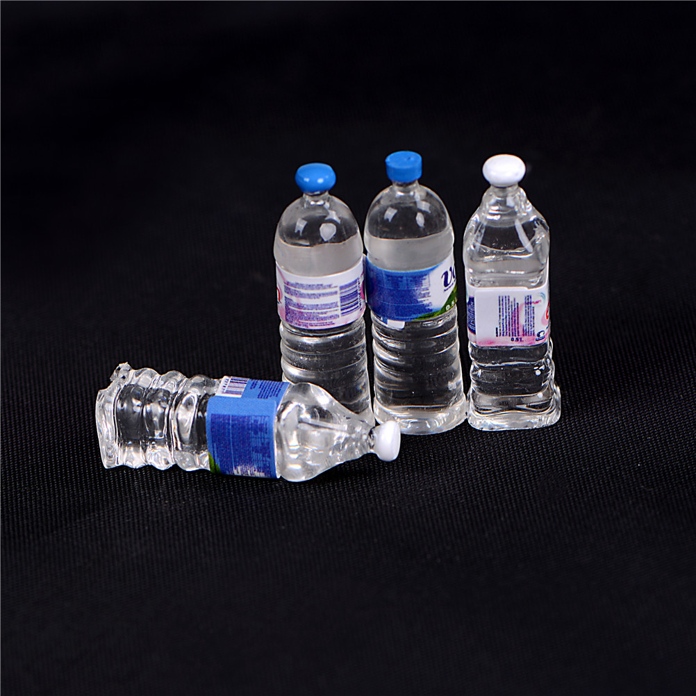 Kids Outdoor Kitchen Accessories - 4 Buah Botol Air Mineral Mini