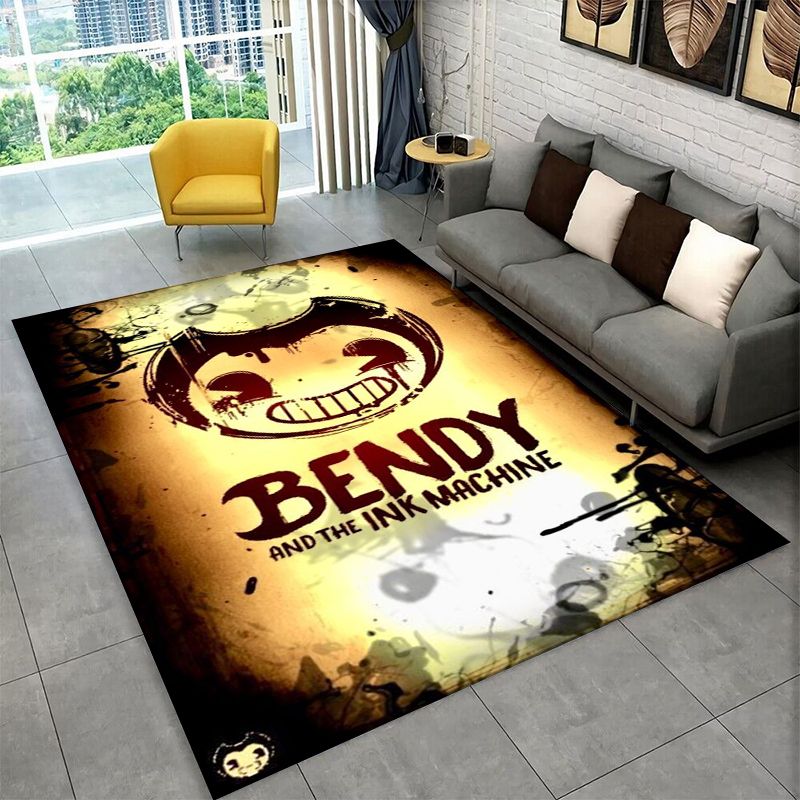 Kids Outdoor Area - Karpet Area Anti-Selip Bertema Kartun Game