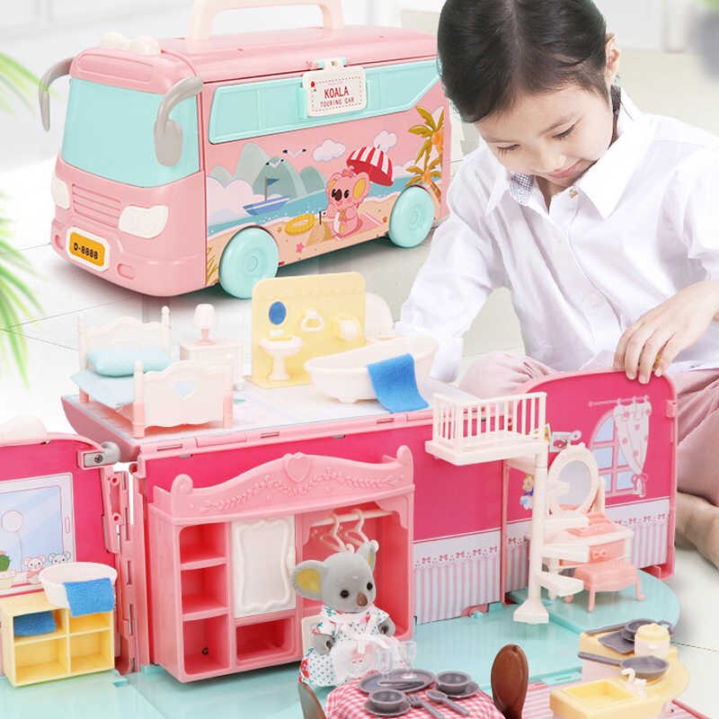 Rumah Boneka Koala Roombox den - Kids Outdoor Kitchen Accessories ulasan dan harga