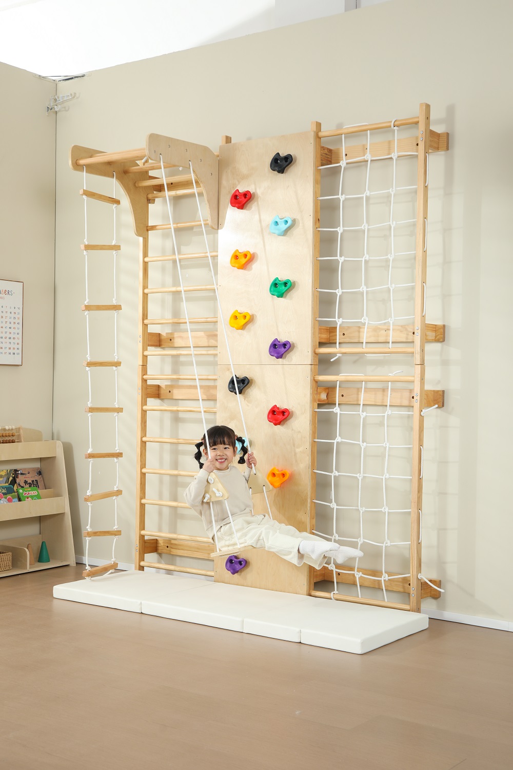 Tangga Panjat Kayu Anak Indoor - Kids Outdoor Climbing Frame ulasan dan harga