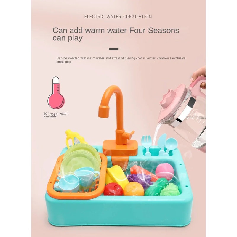 Set Mainan Wastafel Dapur Plas - Kids Outdoor Kitchen Accessories ulasan dan harga
